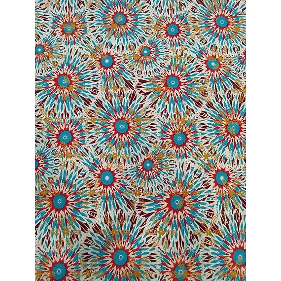 Kék napsugár afrikai textil