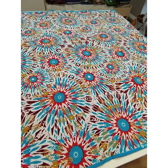 Kék napsugár afrikai textil