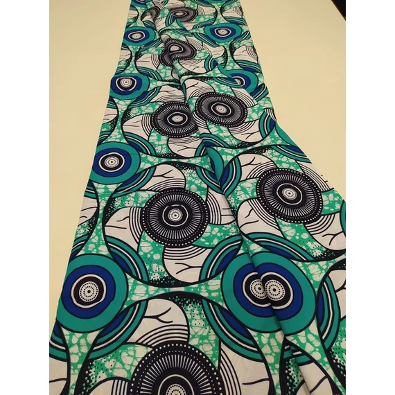 Türkiz háló afrikai textil