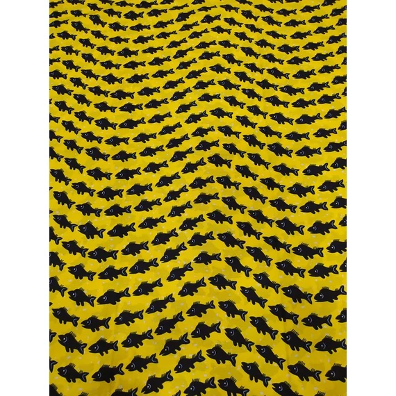 Sárga halas afrikai textil