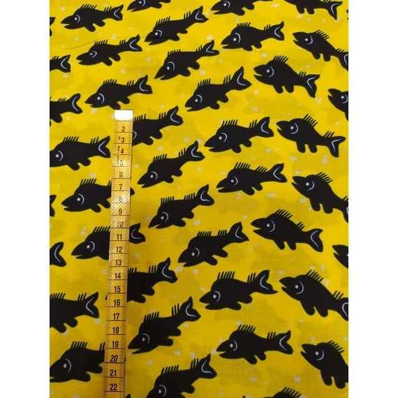 Sárga halas afrikai textil