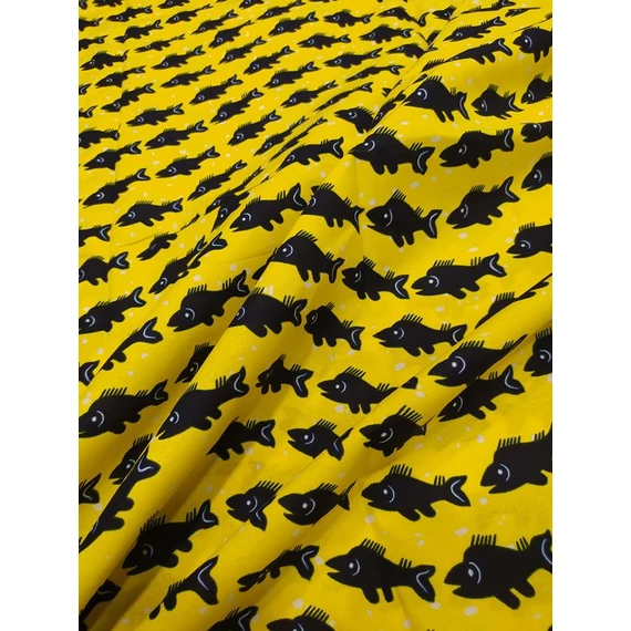 Sárga halas afrikai textil