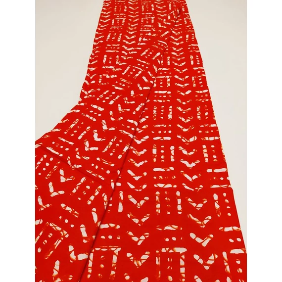 Piros bogolán afrikai textil
