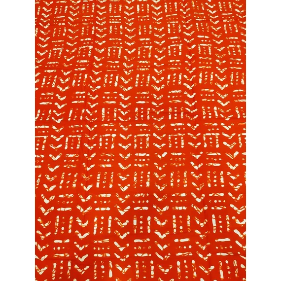 Piros bogolán afrikai textil