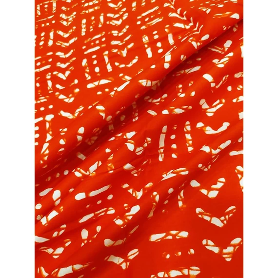Piros bogolán afrikai textil