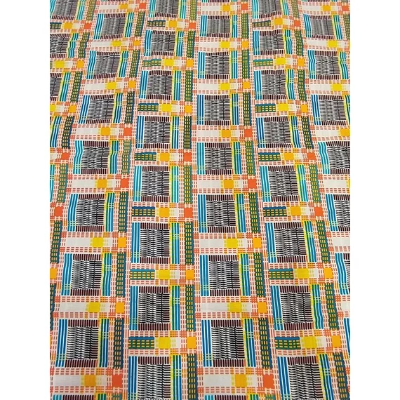 Szivárvány kente afrikai textil