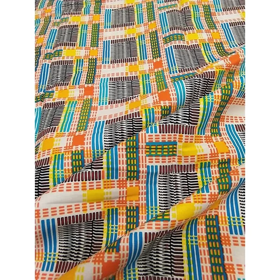 Szivárvány kente afrikai textil