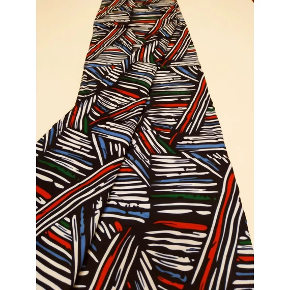 Rajzolt háromszögek afrikai textil
