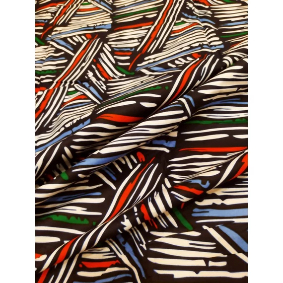 Rajzolt háromszögek afrikai textil