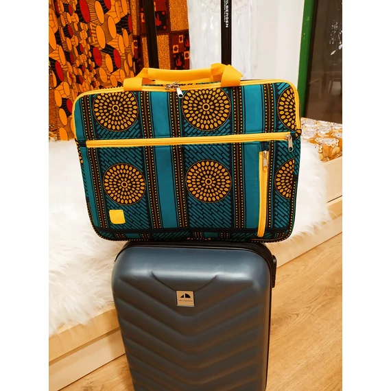 Varrjunk laptop táskát afrikai vászonból!