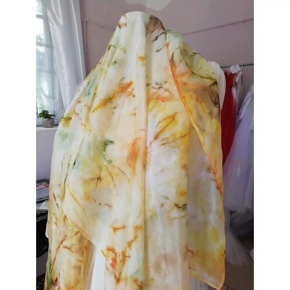 Fessed lelked selyemre workshop/ batik technika 90x90cm