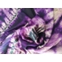 Kép 2/4 - Batikolt sötét lila szatén